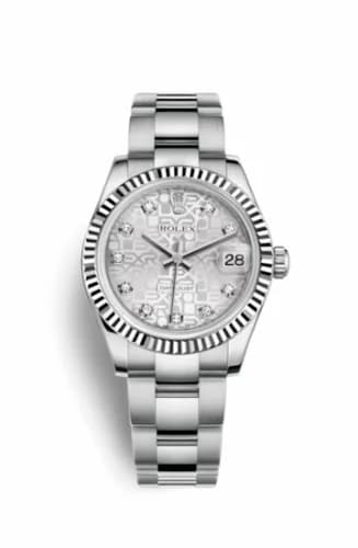 Rolex Datejust 31 Stainless Steel Fluted / Oyster / Silver Computer 178274-0029 — фото часов Rolex Datejust 31 Stainless Steel Fluted / Oyster / Silver Computer 178274-0029 — фото часов