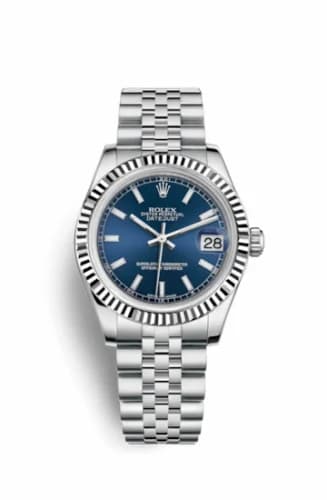 Rolex Datejust 31 Stainless Steel Fluted / Jubilee / Blue 178274-0037 — фото часов Rolex Datejust 31 Stainless Steel Fluted / Jubilee / Blue 178274-0037 — фото часов