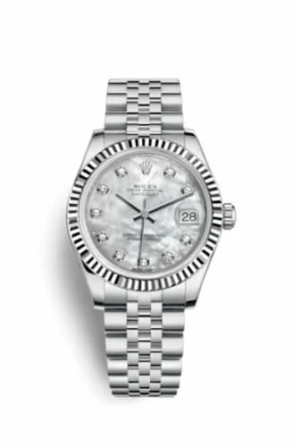 Rolex Datejust 31 Stainless Steel Fluted / Jubilee / MOP 178274-0042 — фото часов Rolex Datejust 31 Stainless Steel Fluted / Jubilee / MOP 178274-0042 — фото часов