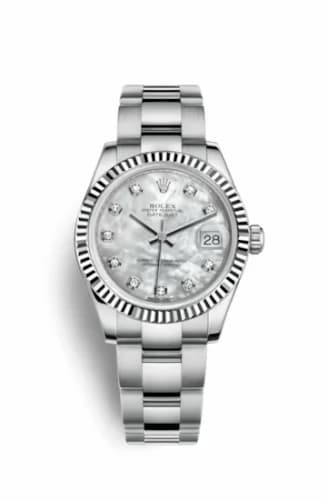 Rolex Datejust 31 Stainless Steel Fluted / Oyster / MOP 178274-0056 — фото часов Rolex Datejust 31 Stainless Steel Fluted / Oyster / MOP 178274-0056 — фото часов