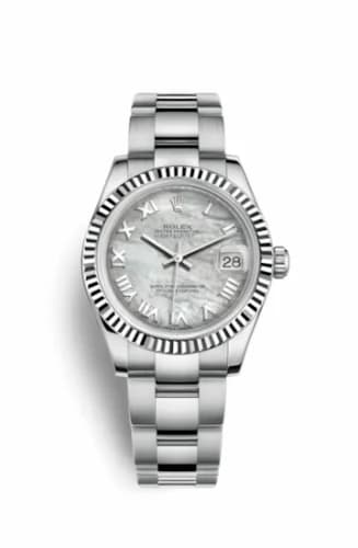 Rolex Datejust 31 Stainless Steel Fluted / Oyster / MOP - Roman 178274-0072 — фото часов Rolex Datejust 31 Stainless Steel Fluted / Oyster / MOP - Roman 178274-0072 — фото часов