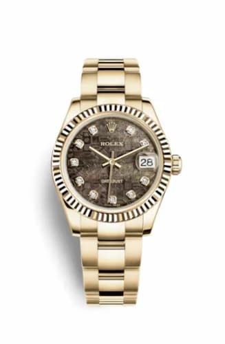 Rolex Datejust 31 Yellow Gold Fluted / Oyster / Black MOP Computer 178278-0075 — фото часов Rolex Datejust 31 Yellow Gold Fluted / Oyster / Black MOP Computer 178278-0075 — фото часов