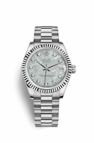 Rolex Datejust 31 White Gold Fluted / President / Meteorite 178279-0008 — фото часов Rolex Datejust 31 White Gold Fluted / President / Meteorite 178279-0008 — фото часов