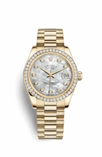 Rolex Datejust 31 Yellow Gold Diamond / President / MOP 178288-0001 — фото часов Rolex Datejust 31 Yellow Gold Diamond / President / MOP 178288-0001 — фото часов