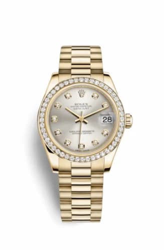 Rolex Datejust 31 Yellow Gold Diamond / President / Silver Diamond 178288-0012 — фото часов Rolex Datejust 31 Yellow Gold Diamond / President / Silver Diamond 178288-0012 — фото часов