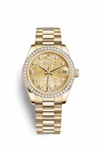 Rolex Datejust 31 Yellow Gold Diamond / President / Champagne Computer 178288-0021 — фото часов Rolex Datejust 31 Yellow Gold Diamond / President / Champagne Computer 178288-0021 — фото часов