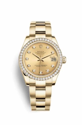 Rolex Datejust 31 Yellow Gold Diamond / Oyster / Champagne Diamond 178288-0041 — фото часов Rolex Datejust 31 Yellow Gold Diamond / Oyster / Champagne Diamond 178288-0041 — фото часов