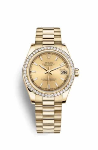 Rolex Datejust 31 Yellow Gold Diamond / President / Champagne 178288-0046 — фото часов Rolex Datejust 31 Yellow Gold Diamond / President / Champagne 178288-0046 — фото часов