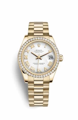 Rolex Datejust 31 Yellow Gold Diamond / President / White Roman 178288-0048 — фото часов Rolex Datejust 31 Yellow Gold Diamond / President / White Roman 178288-0048 — фото часов