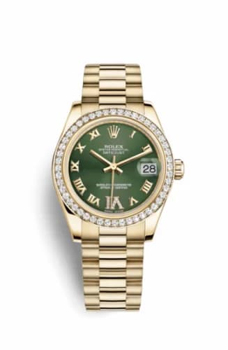 Rolex Datejust 31 Yellow Gold Diamond / President / Olive Roman 178288-0057 — фото часов Rolex Datejust 31 Yellow Gold Diamond / President / Olive Roman 178288-0057 — фото часов