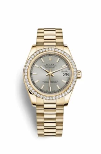 Rolex Datejust 31 Yellow Gold Diamond / President / Silver 178288-0076 — фото часов Rolex Datejust 31 Yellow Gold Diamond / President / Silver 178288-0076 — фото часов