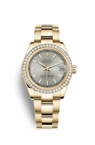 Rolex Datejust 31 Yellow Gold Diamond / Oyster / Silver 178288-0083 — фото часов Rolex Datejust 31 Yellow Gold Diamond / Oyster / Silver 178288-0083 — фото часов