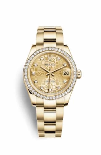 Rolex Datejust 31 Yellow Gold Diamond / Oyster / Champagne Computer 178288-0084 — фото часов Rolex Datejust 31 Yellow Gold Diamond / Oyster / Champagne Computer 178288-0084 — фото часов