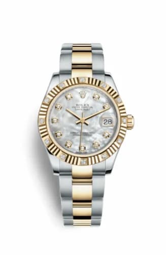 Rolex Datejust 31 Rolesor Yellow Fluted Diamond / Oyster / MOP 178313-0032 — фото часов Rolex Datejust 31 Rolesor Yellow Fluted Diamond / Oyster / MOP 178313-0032 — фото часов