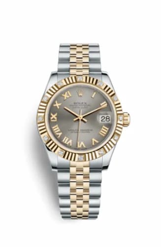 Rolex Datejust 31 Rolesor Yellow Fluted Diamond / Jubilee / Steel Roman 178313-0070 — фото часов Rolex Datejust 31 Rolesor Yellow Fluted Diamond / Jubilee / Steel Roman 178313-0070 — фото часов