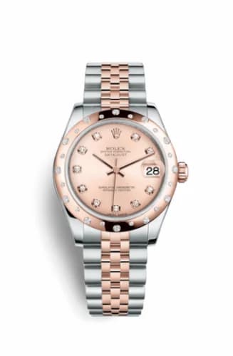 Rolex Datejust 31 Rolesor Everose Domed Diamond / Jubilee / Pink Diamond 178341-0002 — фото часов Rolex Datejust 31 Rolesor Everose Domed Diamond / Jubilee / Pink Diamond 178341-0002 — фото часов