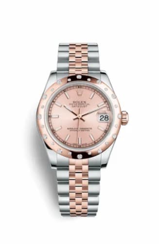 Rolex Datejust 31 Rolesor Everose Domed Diamond / Jubilee / Pink 178341-0023 — фото часов Rolex Datejust 31 Rolesor Everose Domed Diamond / Jubilee / Pink 178341-0023 — фото часов
