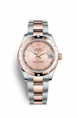 Rolex Datejust 31 Rolesor Everose Domed Diamond / Oyster / Pink 178341-0060 — фото часов Rolex Datejust 31 Rolesor Everose Domed Diamond / Oyster / Pink 178341-0060 — фото часов