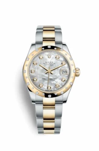 Rolex Datejust 31 Rolesor Yellow Domed Diamond / Oyster / MOP Diamond 178343-0006 — фото часов Rolex Datejust 31 Rolesor Yellow Domed Diamond / Oyster / MOP Diamond 178343-0006 — фото часов