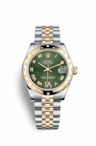 Rolex Datejust 31 Rolesor Yellow Domed Diamond / Jubilee / Olive Roman 178343-0011 — фото часов Rolex Datejust 31 Rolesor Yellow Domed Diamond / Jubilee / Olive Roman 178343-0011 — фото часов