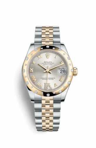 Rolex Datejust 31 Rolesor Yellow Domed Diamond / Jubilee / Silver Roman 178343-0012 — фото часов Rolex Datejust 31 Rolesor Yellow Domed Diamond / Jubilee / Silver Roman 178343-0012 — фото часов