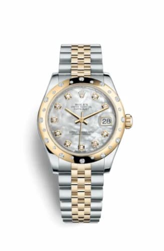 Rolex Datejust 31 Rolesor Yellow Domed Diamond / Jubilee / MOP Diamond 178343-0017 — фото часов Rolex Datejust 31 Rolesor Yellow Domed Diamond / Jubilee / MOP Diamond 178343-0017 — фото часов