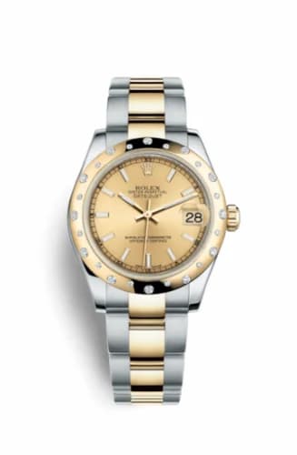 Rolex Datejust 31 Rolesor Yellow Domed Diamond / Oyster / Champagne 178343-0021 — фото часов Rolex Datejust 31 Rolesor Yellow Domed Diamond / Oyster / Champagne 178343-0021 — фото часов