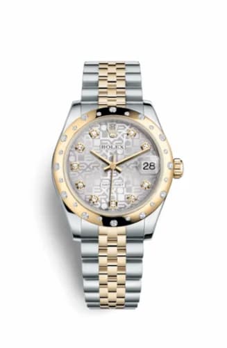 Rolex Datejust 31 Rolesor Yellow Domed Diamond / Jubilee / Silver Computer 178343-0025 — фото часов Rolex Datejust 31 Rolesor Yellow Domed Diamond / Jubilee / Silver Computer 178343-0025 — фото часов