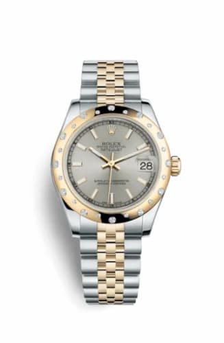 Rolex Datejust 31 Rolesor Yellow Domed Diamond / Jubilee / Silver 178343-0028 — фото часов Rolex Datejust 31 Rolesor Yellow Domed Diamond / Jubilee / Silver 178343-0028 — фото часов