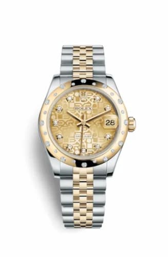 Rolex Datejust 31 Rolesor Yellow Domed Diamond / Jubilee / Champagne Computer 178343-0053 — фото часов Rolex Datejust 31 Rolesor Yellow Domed Diamond / Jubilee / Champagne Computer 178343-0053 — фото часов