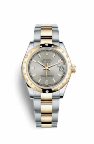 Rolex Datejust 31 Rolesor Yellow Domed Diamond / Oyster / Silver 178343-0055 — фото часов Rolex Datejust 31 Rolesor Yellow Domed Diamond / Oyster / Silver 178343-0055 — фото часов