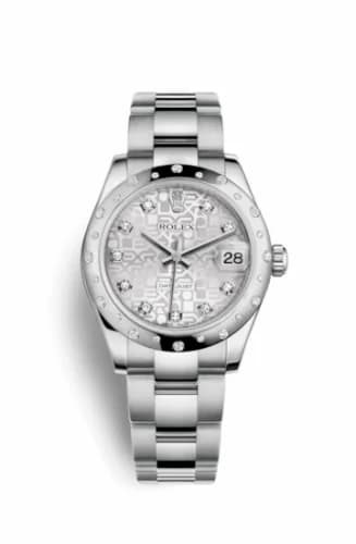Rolex Datejust 31 Stainless Steel Domed Diamond / Oyster / Silver Computer 178344-0031 — фото часов Rolex Datejust 31 Stainless Steel Domed Diamond / Oyster / Silver Computer 178344-0031 — фото часов