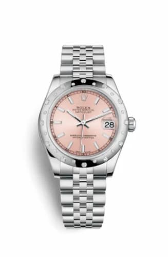 Rolex Datejust 31 Stainless Steel Domed Diamond / Jubilee / Pink 178344-0043 — фото часов Rolex Datejust 31 Stainless Steel Domed Diamond / Jubilee / Pink 178344-0043 — фото часов