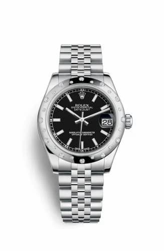 Rolex Datejust 31 Stainless Steel Domed Diamond / Jubilee / Black 178344-0044 — фото часов Rolex Datejust 31 Stainless Steel Domed Diamond / Jubilee / Black 178344-0044 — фото часов