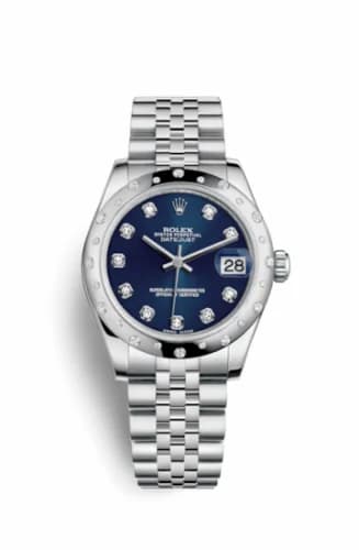 Rolex Datejust 31 Stainless Steel Domed Diamond / Jubilee / Blue - Diamond 178344-0061 — фото часов Rolex Datejust 31 Stainless Steel Domed Diamond / Jubilee / Blue - Diamond 178344-0061 — фото часов
