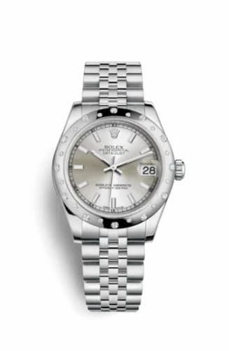 Rolex Datejust 31 Stainless Steel Domed Diamond / Jubilee / Silver 178344-0063 — фото часов Rolex Datejust 31 Stainless Steel Domed Diamond / Jubilee / Silver 178344-0063 — фото часов