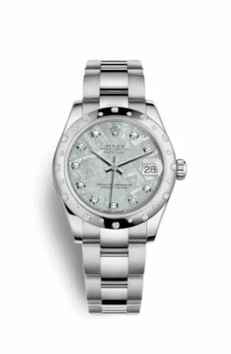 Rolex Datejust 31 Stainless Steel Domed Diamond / Oyster / Meteorite 178344-0066 — фото часов Rolex Datejust 31 Stainless Steel Domed Diamond / Oyster / Meteorite 178344-0066 — фото часов