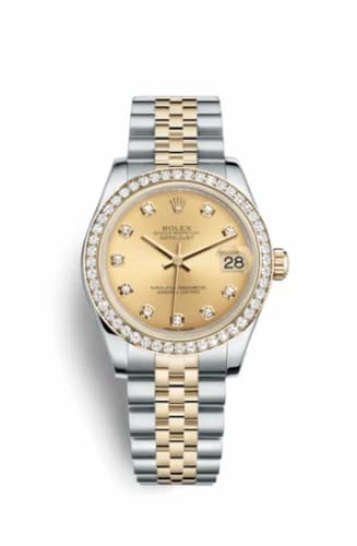 Rolex Datejust 31 Rolesor Yellow Diamond / Jubilee / Champagne Diamond 178383-0001 — фото часов Rolex Datejust 31 Rolesor Yellow Diamond / Jubilee / Champagne Diamond 178383-0001 — фото часов