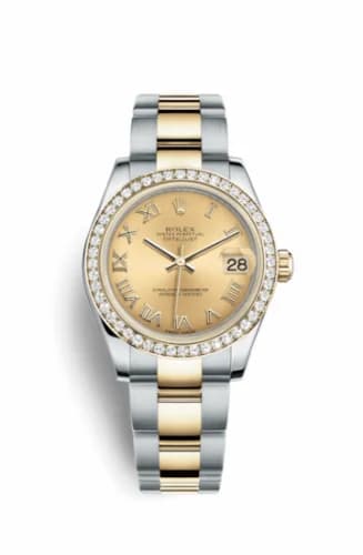 Rolex Datejust 31 Rolesor Yellow Diamond / Oyster / Champagne Roman 178383-0023 — фото часов Rolex Datejust 31 Rolesor Yellow Diamond / Oyster / Champagne Roman 178383-0023 — фото часов
