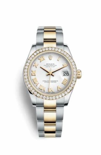 Rolex Datejust 31 Rolesor Yellow Diamond / Oyster / White Roman 178383-0024 — фото часов Rolex Datejust 31 Rolesor Yellow Diamond / Oyster / White Roman 178383-0024 — фото часов
