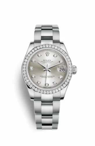 Rolex Datejust 31 Stainless Steel Diamond / Oyster / Silver Diamond 178384-0017 — фото часов Rolex Datejust 31 Stainless Steel Diamond / Oyster / Silver Diamond 178384-0017 — фото часов