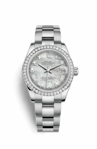 Rolex Datejust 31 Stainless Steel Diamond / Oyster / MOP - Roman 178384-0022 — фото часов Rolex Datejust 31 Stainless Steel Diamond / Oyster / MOP - Roman 178384-0022 — фото часов