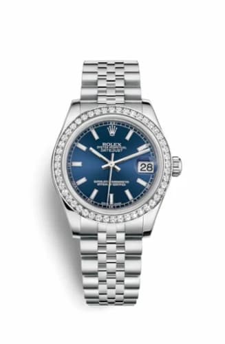 Rolex Datejust 31 Stainless Steel Diamond / Jubilee / Blue 178384-0029 — фото часов Rolex Datejust 31 Stainless Steel Diamond / Jubilee / Blue 178384-0029 — фото часов