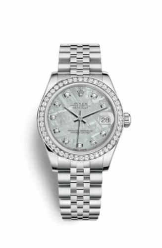 Rolex Datejust 31 Stainless Steel Diamond / Jubilee / Meteorite 178384-0041 — фото часов Rolex Datejust 31 Stainless Steel Diamond / Jubilee / Meteorite 178384-0041 — фото часов