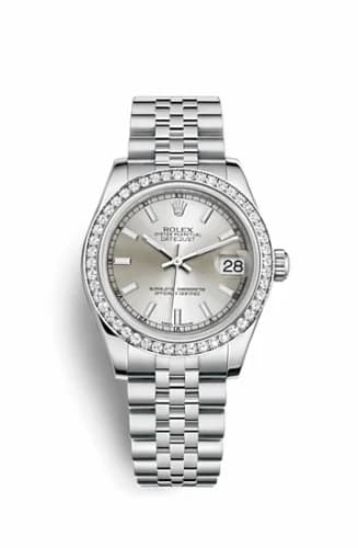 Rolex Datejust 31 Stainless Steel Diamond / Jubilee / Silver 178384-0051 — фото часов Rolex Datejust 31 Stainless Steel Diamond / Jubilee / Silver 178384-0051 — фото часов