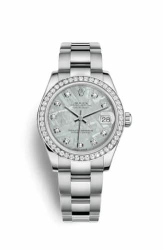 Rolex Datejust 31 Stainless Steel Diamond / Oyster / Meteorite 178384-0065 — фото часов Rolex Datejust 31 Stainless Steel Diamond / Oyster / Meteorite 178384-0065 — фото часов