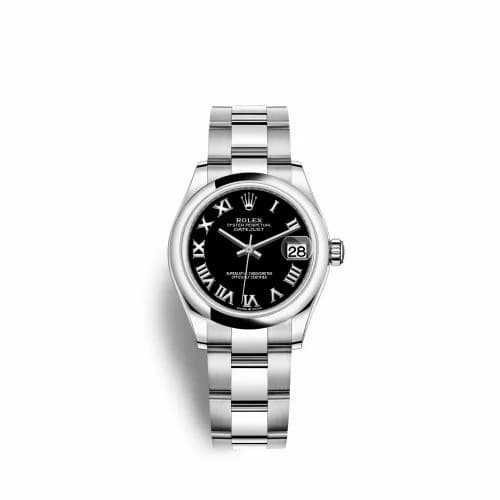Rolex Datejust 31 Stainless Steel / Oyster / Black - Roman 278240-0001 — фото часов Rolex Datejust 31 Stainless Steel / Oyster / Black - Roman 278240-0001 — фото часов
