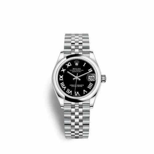 Rolex Datejust 31 Stainless Steel / Jubilee / Black - Roman 278240-0002 — фото часов Rolex Datejust 31 Stainless Steel / Jubilee / Black - Roman 278240-0002 — фото часов