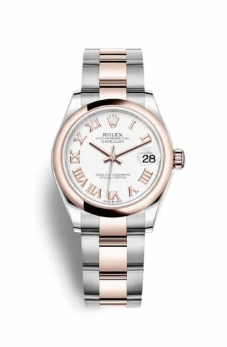 Rolex Datejust 31 Stainless Steel/ Rose Gold / Domed / White - Roman / Oyster 278241-0001 — фото часов Rolex Datejust 31 Stainless Steel/ Rose Gold / Domed / White - Roman / Oyster 278241-0001 — фото часов