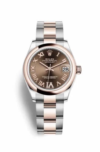 Rolex Datejust 31 Stainless Steel/ Rose Gold / Domed / Chocolate - Roman / Oyster 278241-0003 — фото часов Rolex Datejust 31 Stainless Steel/ Rose Gold / Domed / Chocolate - Roman / Oyster 278241-0003 — фото часов